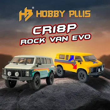 Hobby Plus CR18P EVO Rock Van Радиоуправляемый автомобиль RTR 1/18 Радиоуправляемая электрическая модель автомобиля с дистанционным управлением, гусеничные игрушки для взрослых и детей