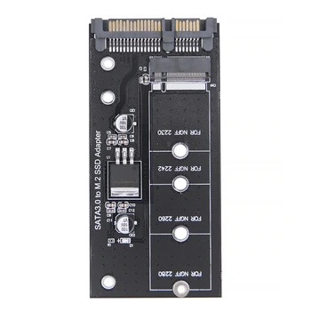 Конвертер SSD M2 в SATA3.0 22-контактный Преобразователь платы Адаптера Поддержка NGFF 2230 2242 M2 SSD Поддержка NGFF 2260 2280 M2 SSD