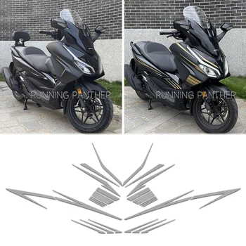 Мотоциклетный кузов, устойчивый к царапинам, Противоскользящий, с цветочной наклейкой, Декоративная наклейка для Honda NSS 350 NSS350 2023