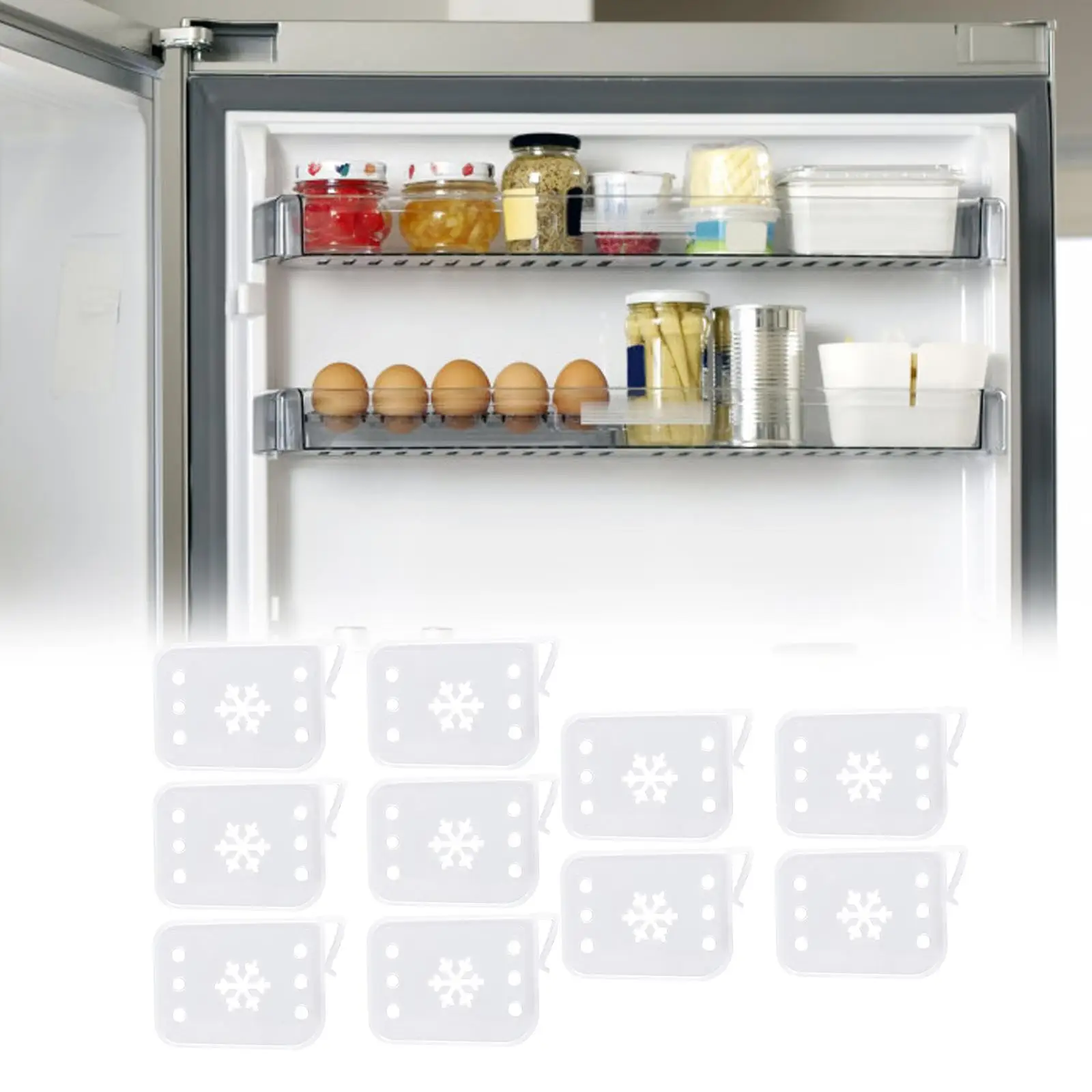 10 шт. Разделители холодильника, Разделители для организации, Телескопическая перегородка, Разделители холодильника для домашнего офиса1