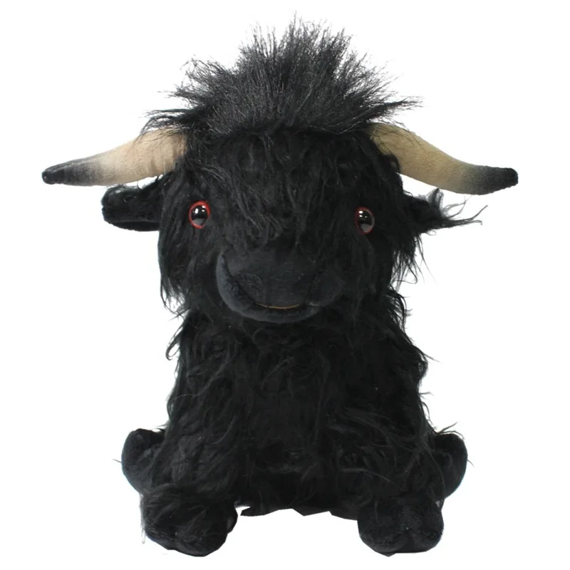 25 см 6 Стиль Имитация горной коровы Плюшевая кукла-животное Мягкая плюшевая горная корова Крупный рогатый скот плюшевая игрушка для малышей подарочная игрушка для малышей3