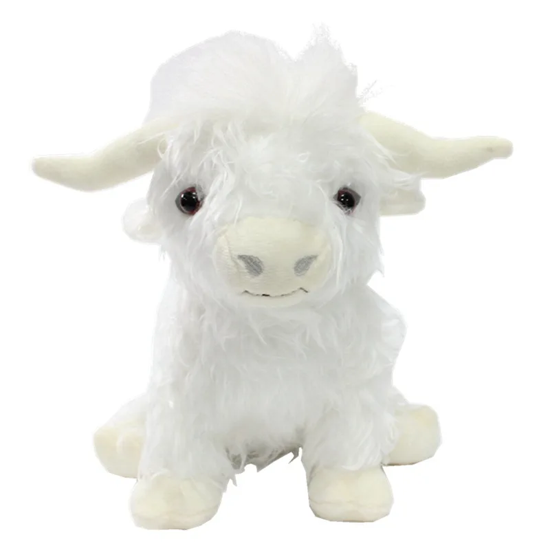 25 см 6 Стиль Имитация горной коровы Плюшевая кукла-животное Мягкая плюшевая горная корова Крупный рогатый скот плюшевая игрушка для малышей подарочная игрушка для малышей4