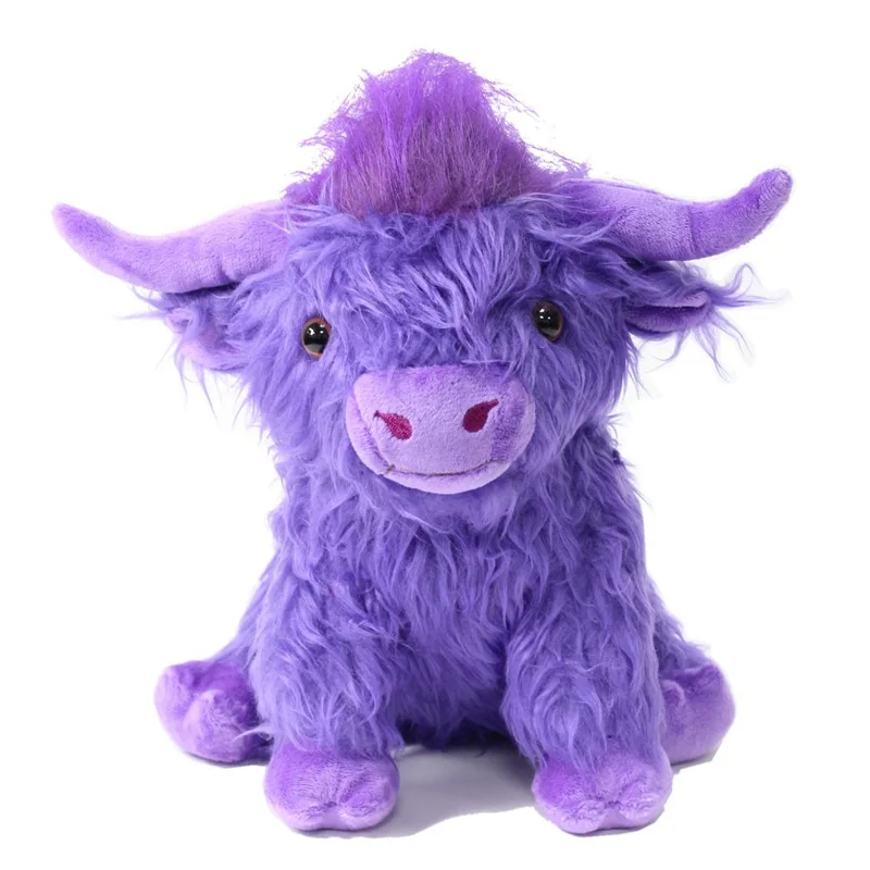 25 см 6 Стиль Имитация горной коровы Плюшевая кукла-животное Мягкая плюшевая горная корова Крупный рогатый скот плюшевая игрушка для малышей подарочная игрушка для малышей5