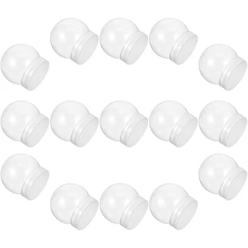 15шт Снежный шар Шар для воды своими руками Пластиковые Прозрачные пластиковые шары с завинчивающейся крышкой