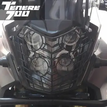 23 Защита Фары Для Yamaha Tenere 700 XT700Z Tenere700 2019 2020 2021 2022 2023 Раллийный Головной Фонарь Решетка Радиатора Защитная Крышка