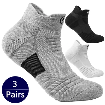 3 пары / лот, высококачественные Баскетбольные спортивные короткие носки, Спортивные носки для бега, Весна-лето, Дышащие повседневные носки до щиколотки