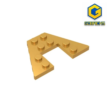 Gobricks GDS-759 ПЛАСТИНА 6X4 С УГЛОМ НАКЛОНА при 4x6 клиновидных пластинах совместима с 47407 детскими образовательными строительными блоками 