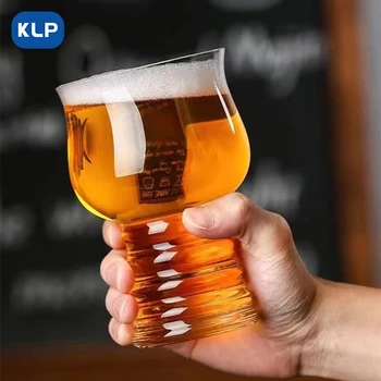KLP Бельгийская крафтовая пивная кружка Стеклянная кружка для пшеничного пива Bar Personality пивная кружка Pilsen пивная кружка