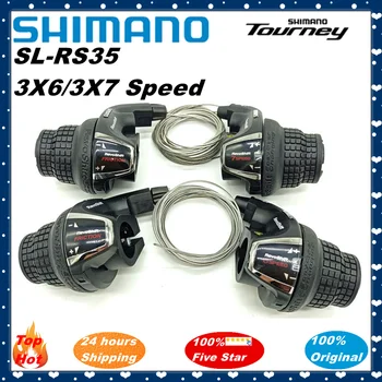Shimano Tourney SL-RS35 3x6s/3x7s 18 скоростей 21 Скорость MTB Велосипеда Поворотный Рычаг Переключения Передач Запчасти для велосипедов