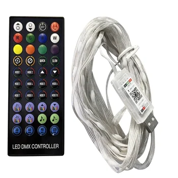 USB-5V-10M 40 клавиш приложения Phantom Point Control Декоративная световая гирлянда для атмосферы вечеринки на открытом воздухе