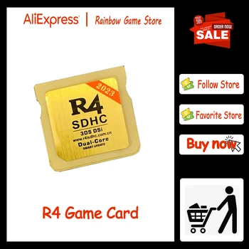Высокоскоростная игровая карта R4 для NDS NDSi 2DS 3DS - Содержит более 100 игр - Поддерживает несколько игровых консолей Nintendo