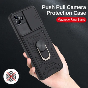 Двухтактная Защита Камеры Чехол Для Телефона Realme C53 GT Neo 5 GT3 5G Подставка С Магнитным Кольцом Для корпуса Телефона Realme C53