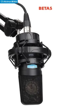 Диафрагменный конденсаторный микрофон Alctron BETA5 с золотым напылением для профессиональной записи и вещания в реальном времени