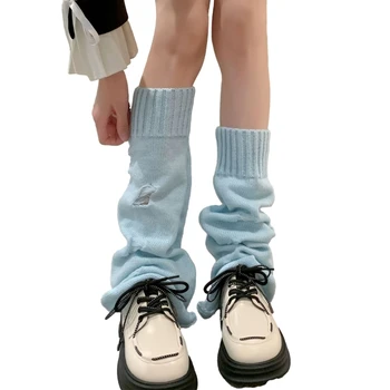 Женские длинные носки, манжеты для ботинок, Наколенники, наколенники, гетры, рукава