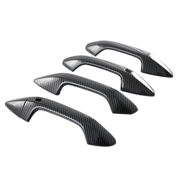 Запасные части для наружной дверной ручки автомобиля из углеродного волокна, наклейка на накладку, подходящие для Kia Sportage 2021 2022