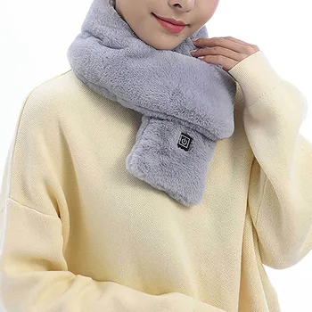 Зимний плюшевый шарф в корейском стиле для женщин, студенток, Осенние Теплые шарфы из искусственного меха, Милые девушки, Мягкая защита шеи, Новый шарф