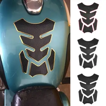 Наклейка на топливный бак мотоцикла В форме рыбьей кости, Привлекающая внимание Защитная наклейка на топливный бак мотоцикла