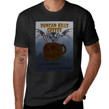 Новая футболка duncan hills coffee Metalocalypse, милые топы, футболки больших размеров, топы больших размеров, забавные футболки, тренировочные рубашки для мужчин
