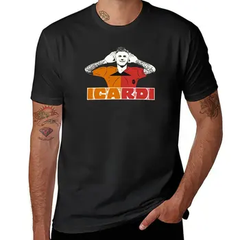 Новая футболка Mauro Icardi с коротким рукавом, футболка на заказ, спортивная рубашка, мужские футболки, повседневные стильные
