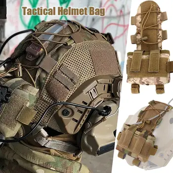 Тактический чехол MK2 батарейный отсек для шлема, Страйкбольный охотничий камуфляжный аккумуляторный отсек, сумки для быстрого балансирования шлемов в стиле милитари