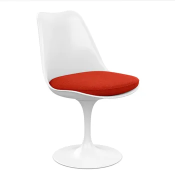 Тюльпан Скандинавского дизайнера для офисного творчества, вращающийся Простой обеденный стул для ресторана, стул для переговоров