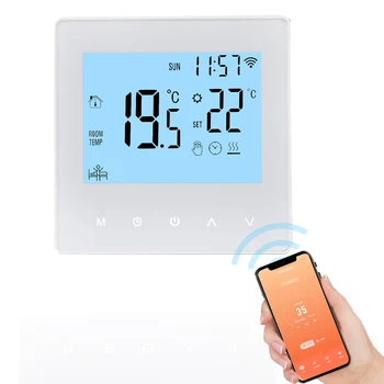 Умный WiFi термостат 16A 3A Цифровой программируемый регулятор температуры теплого пола Интеллектуальный настенный термостат