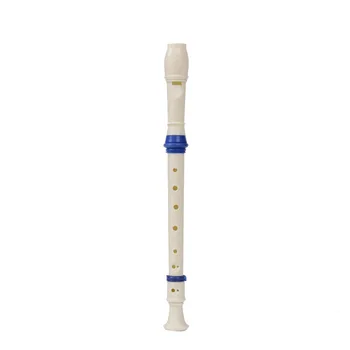 Флейта сопрано с 6/8 отверстиями ABS Нетоксичный инструмент, легко настраиваемый, подходит для детей и взрослых, обучающихся игре на флейте с деревянными духовыми инструментами.