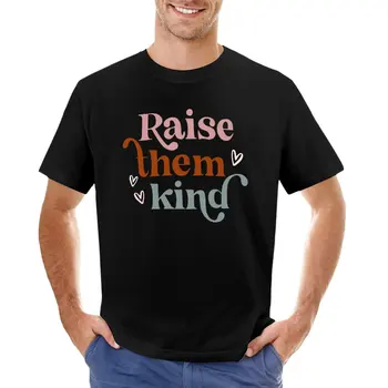 Футболка Raise Them Kind, однотонная футболка, мужские футболки для больших и высоких мужчин