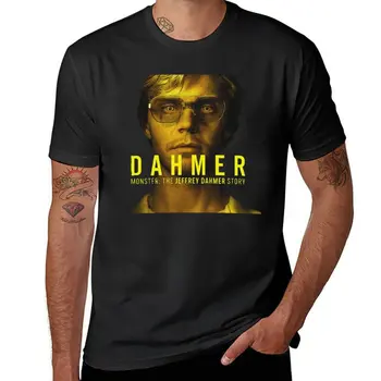 Футболка Джеффри Дамера, футболки на заказ, топы, спортивная рубашка, винтажная одежда, мужская футболка с рисунком
