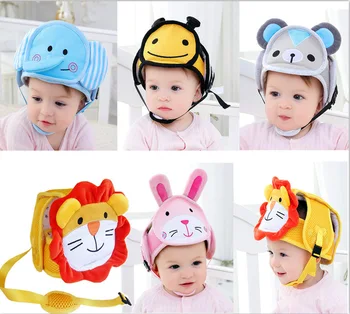 Хлопчатобумажный защитный шлем для младенцев и малышей, детская шапочка для защиты головы, для прогулок, ползания, ребенок учится ходить, Аварийный шлем