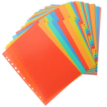 Цветные вкладки Разделитель для указателей формата А4 Офисные Маркеры для страниц Бумажный Блокнот с разбиением на страницы Школьная папка Разделители Блокнот из ПВХ