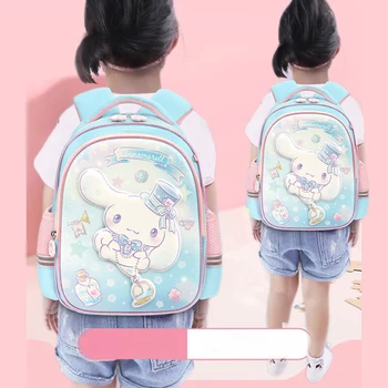 Школьный рюкзак Hello Kitty Sanrio Kuromi для детей в детском саду 3-6 лет, облегчающий нагрузку, детский мультяшный рюкзак для дошкольников