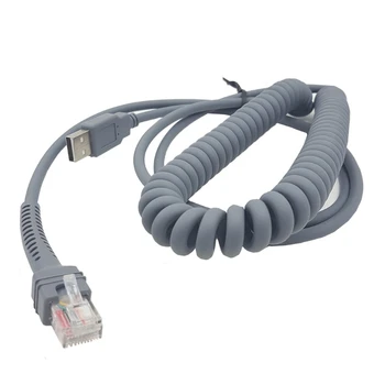 Эффективный 9-футовый спиральный USB-кабель для motorola Symbol LS2208AP LS1203 LS4208 LS4278