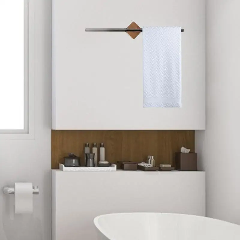 Вешалка для банных полотенец, настенный Акриловый органайзер для полотенец, без перфорации, Настенная вешалка для кухонных полотенец, полотенец для ванной комнаты, одежды для халатов3
