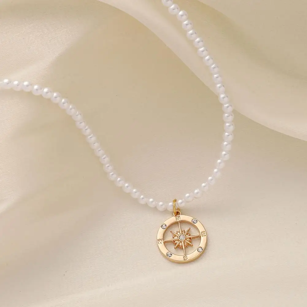 Женское простое ожерелье с цепочкой в виде сердца, Модные украшения из искусственного жемчуга Для женщин, Чокеры, Аксессуары, Подарок подруге на день рождения3