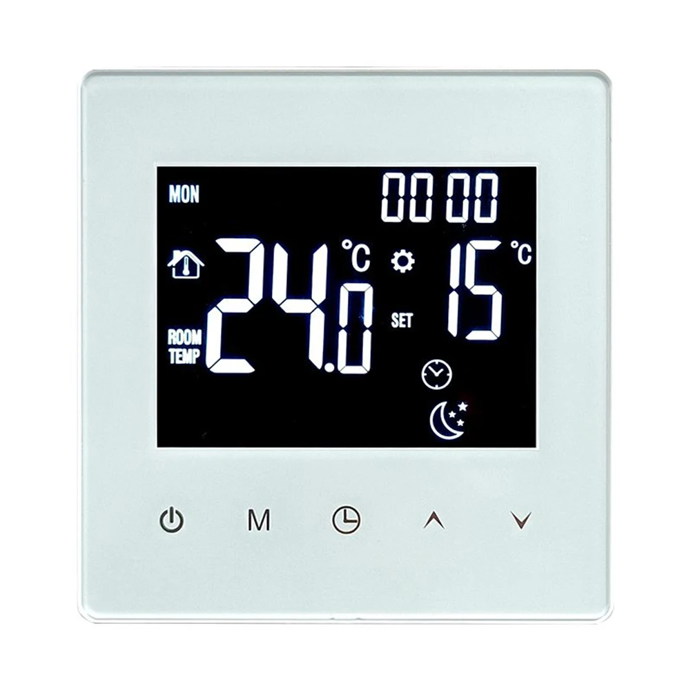 Регулятор температуры Теплого Пола С Сенсорным Экраном Умный Термостат Для Электрического Водяного Газового Котла WiFi TemperatureController1