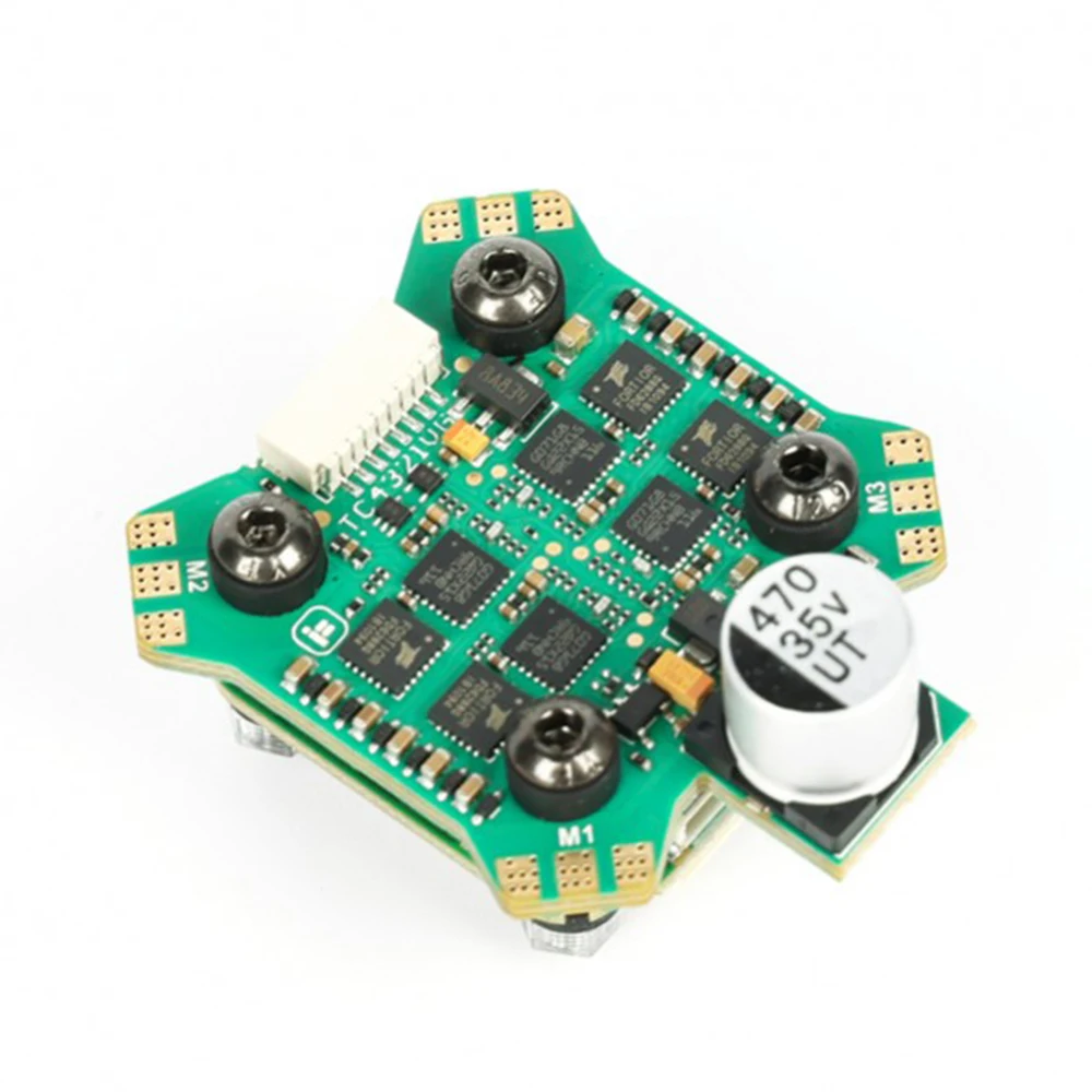Экранный контроллер полета iFlight BLITZ Mini F7 (BMI270) с блоком управления BLITZ E55A 4в1 ESC DShot150/300/600 2- 6S для гоночного дрона RC FPV1