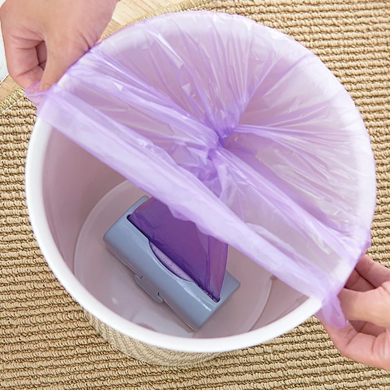 Ящик для хранения мешков для мусора, настенный держатель мешков для мусора, кухонный контейнер для пластиковых пакетов, органайзер для мешков для мусора в ванной комнате5